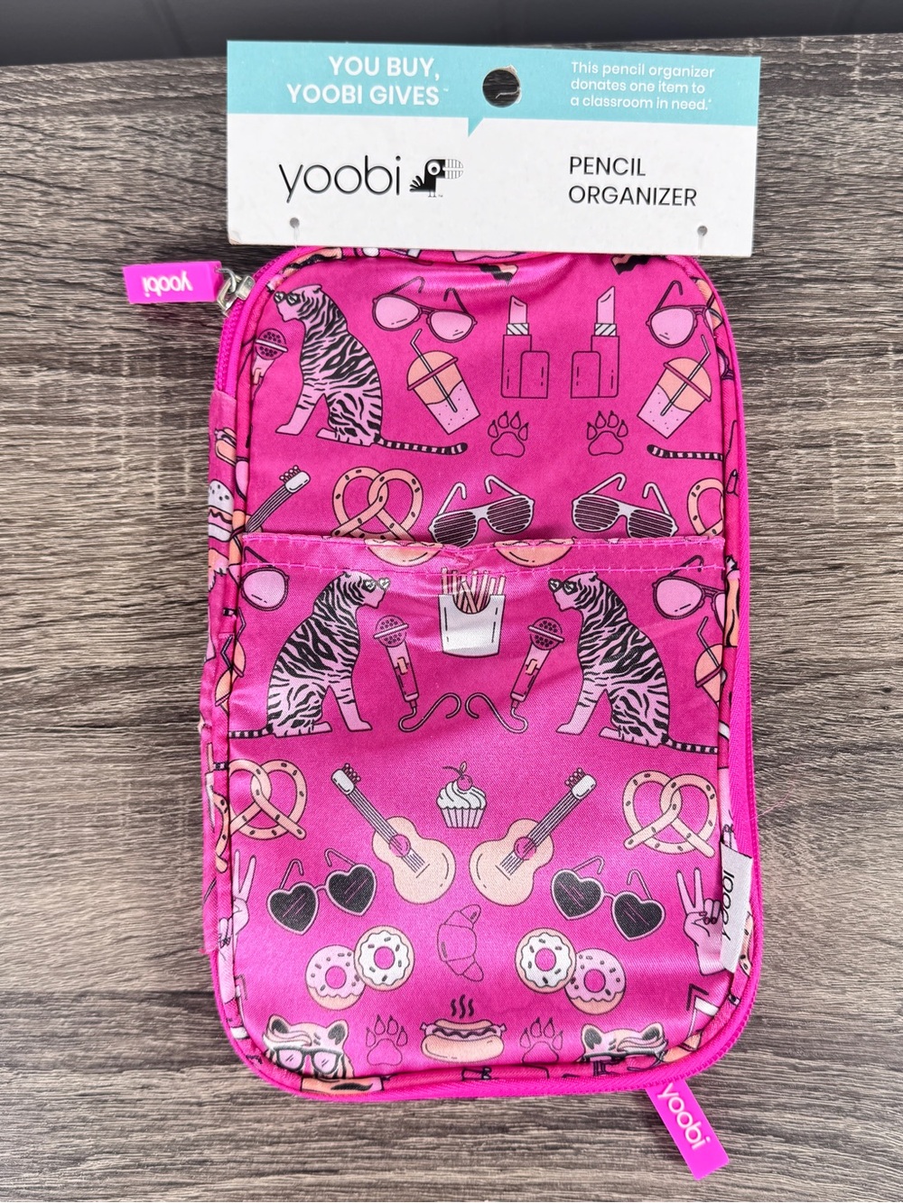 NEW Yoobi Tiger Pencil Organizer